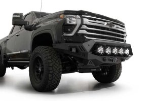 Chevrolet Silverado 2500 Front Bumper - Addictive Desert Designs - Bomber HD - Hammer Black - `24-`27 Chevrolet Silverado 2500 Front Bumper - Addictive Desert Designs - Bomber HD - Hammer Black - `24-`27
